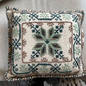Vintage embroidered pillow covers